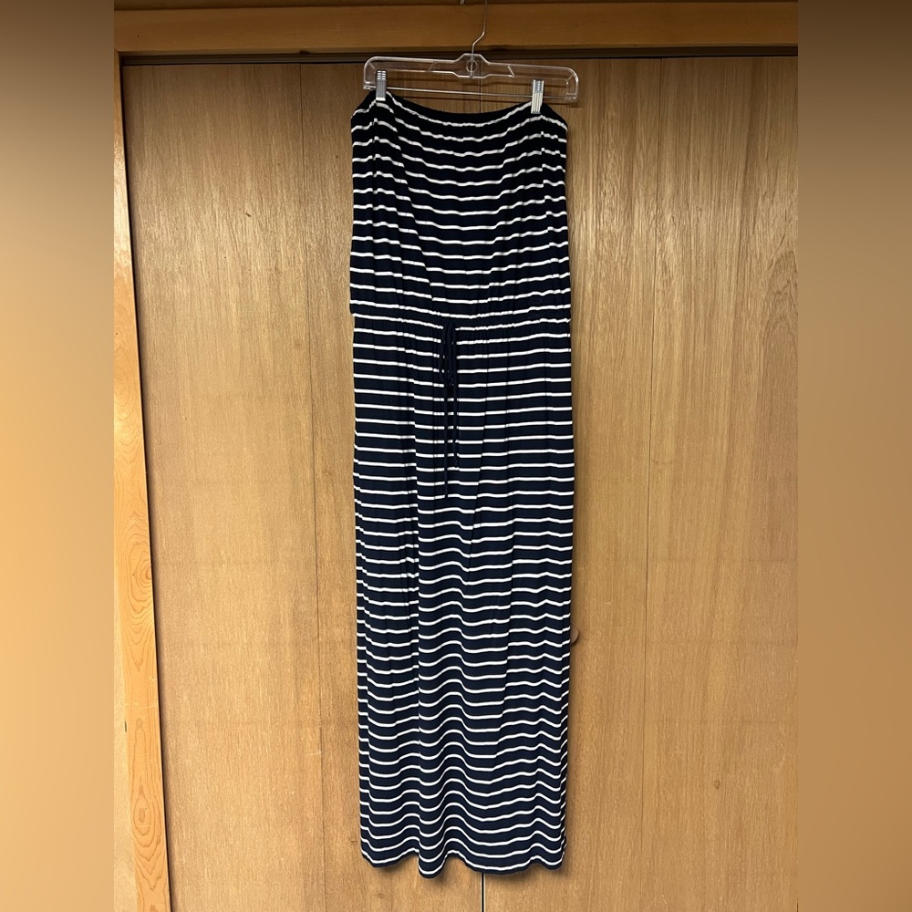 J Crew strapless maxi dress